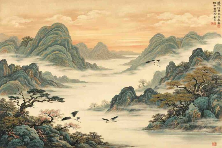 poem meaning website landscape scroll