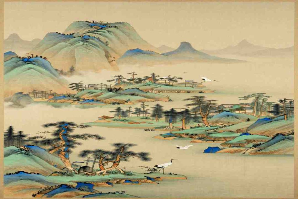 poems landscape scroll