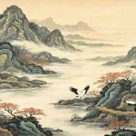 chinese poetry worksheets landscape scroll