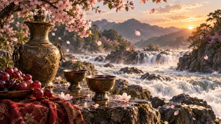Key imagery and setting for Li Bai Bringing in the Wine Poem Meaning: Images and Translation Notes
