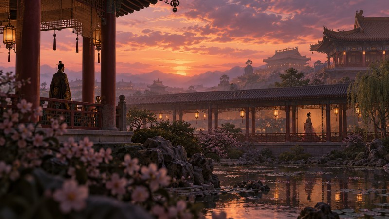 Main scene illustrating Song of Everlasting Sorrow Meaning: Narrative, Memory, and Translation Notes
