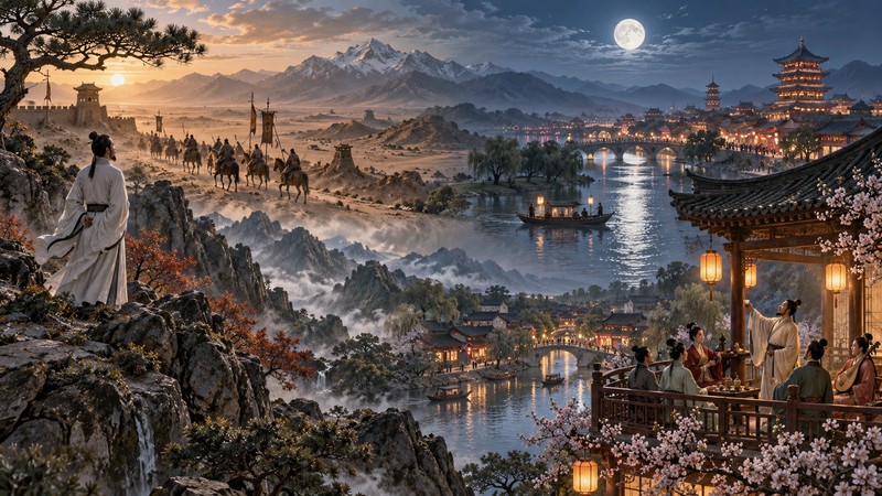 Main scene illustrating Tang Poetry Meaning: Imagery, Form, Translation, and Reading Context