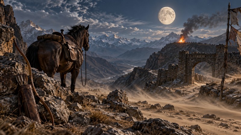 Key imagery and setting for Wang Changling Out of the Frontier Poem Meaning: Images and Translation Notes