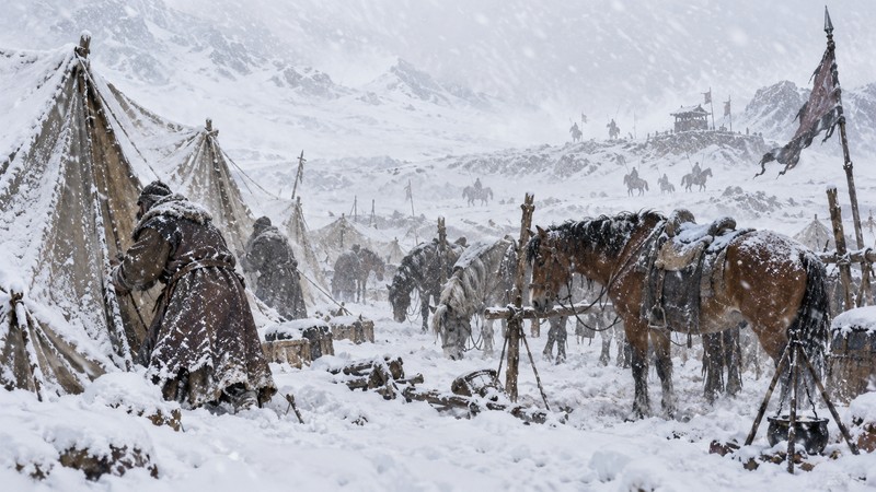 Cen Shen White Snow Song Poem Meaning: Frontier Snow and Translation - poem scene
