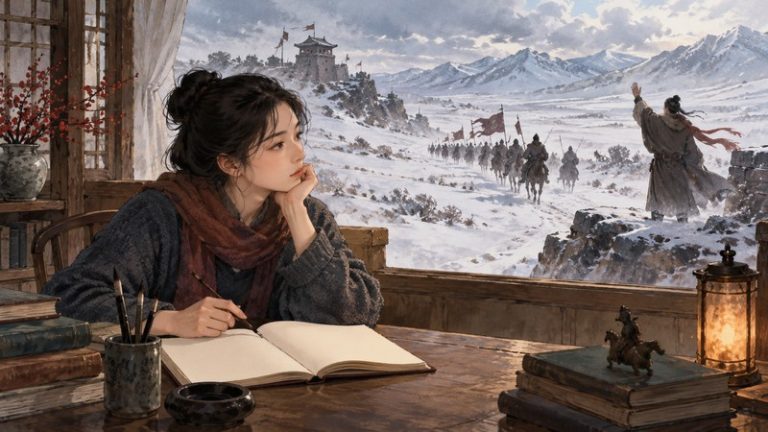 Cen Shen White Snow Song Poem Meaning: Frontier Snow and Translation - reading and translation context