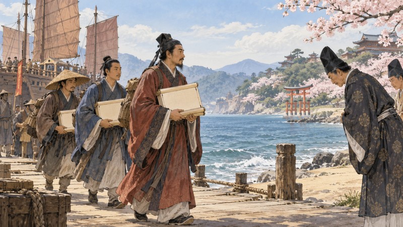 Haiku: When China Gave Japan Its Most Beautiful Gift - poem scene