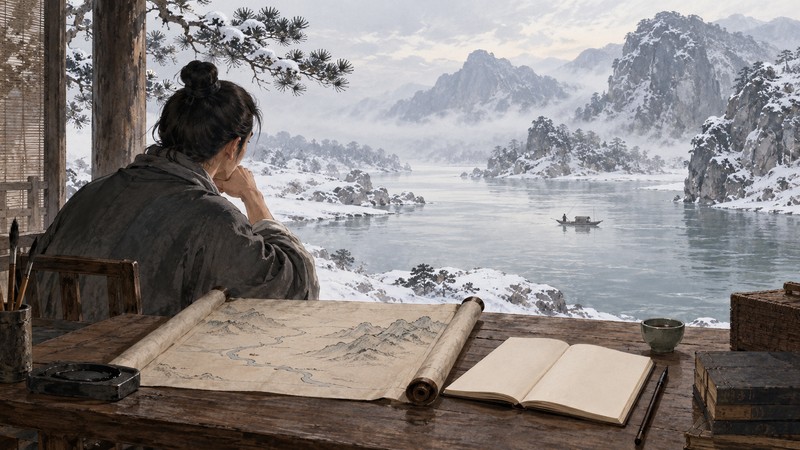 Liu Zongyuan River Snow Poem Meaning: Winter Image and Translation Notes - reading and translation context