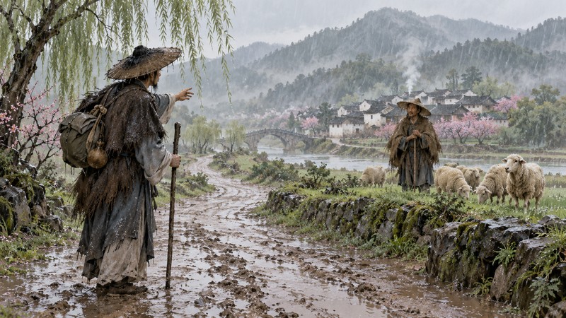 Qingming Poem Du Mu Meaning: Common Translation Mistakes - poem scene