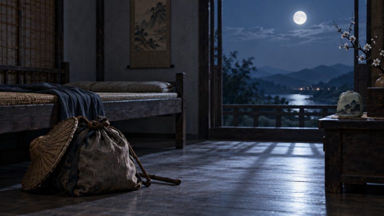 How to Read Quiet Night Thought: Meaning and Background - central imagery