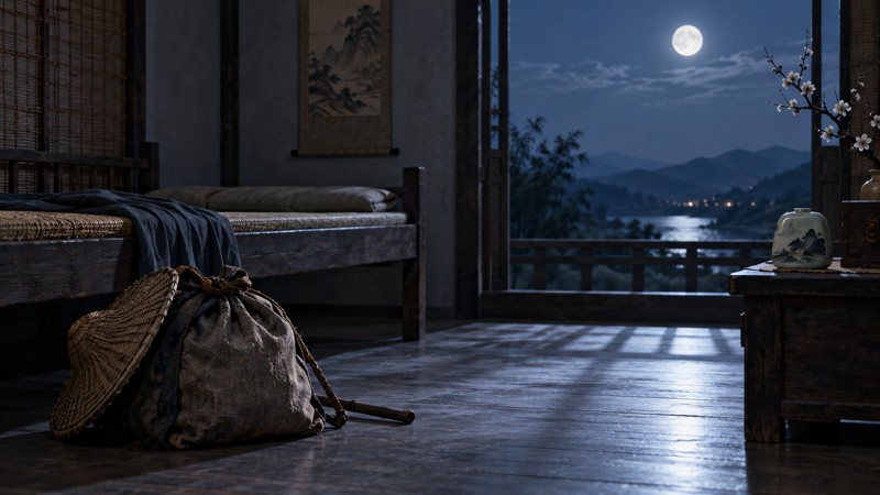 How to Read Quiet Night Thought: Meaning and Background - central imagery
