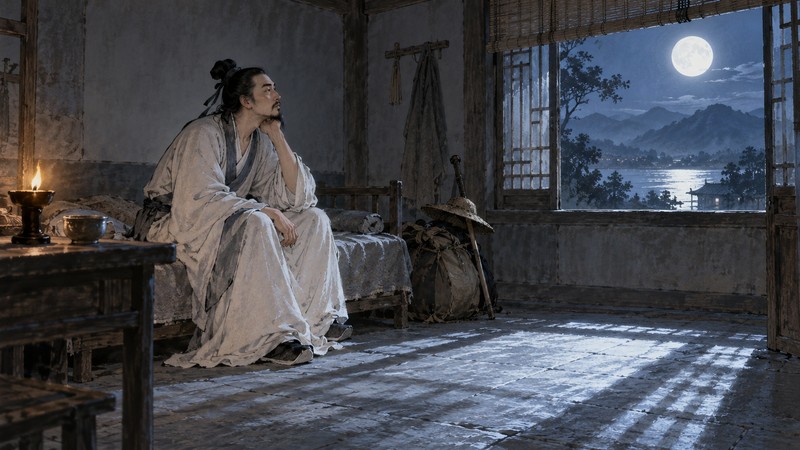 Quiet Night Thought: The Most Famous Chinese Poem in the World - poem scene