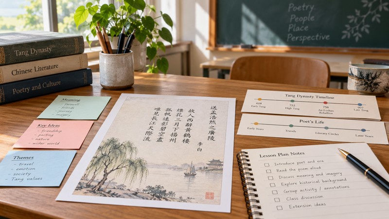 How to Read Tang Poetry Lesson Plan: Meaning and Background - opening context