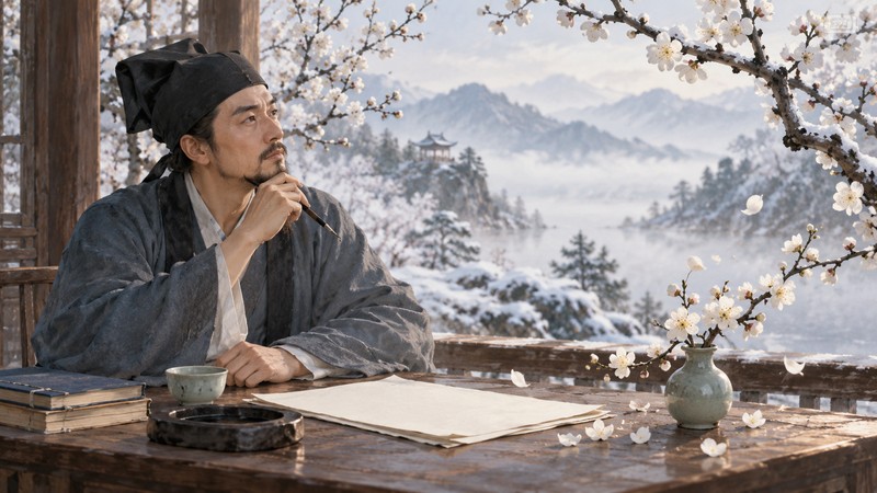 Wang Anshi Plum Blossom Poem Meaning: Image, Resilience, and Translation Notes - reading and translation context