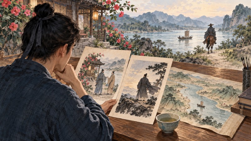 Wang Changling At Hibiscus Inn Poem Meaning: Farewell Image and Translation - reading and translation context