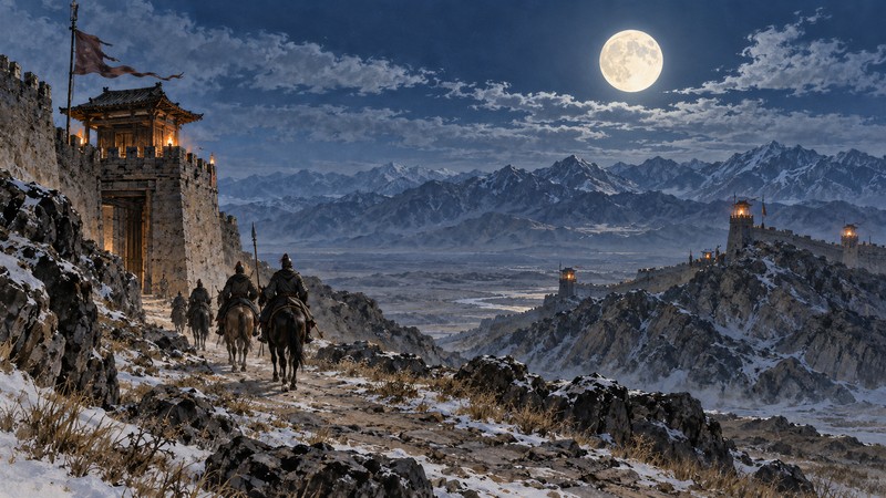 Wang Changling Frontier Poem Meaning: War, Flowers, and Translation - poem scene