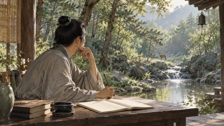Wang Wei Deer Park Poem Meaning: Empty Mountain and Translation Notes - reading and translation context